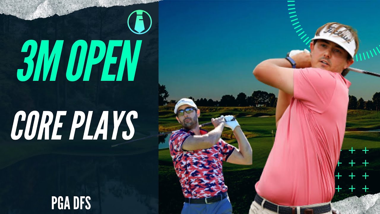 PGA DFS 3M OPEN: Core Plays 2021