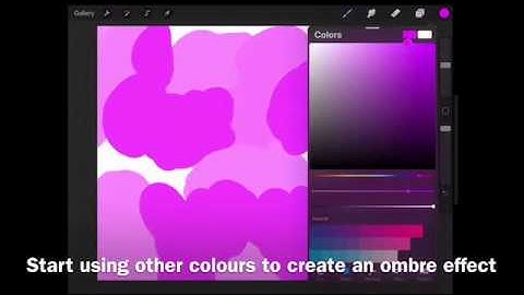 How to make a marble effect on Procreate