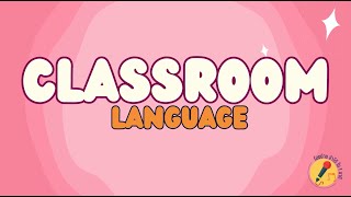 เพลง Classroom language ภาษาอังกฤษในห้องเรียน คำสั่งที่ใช้ในห้องเรียนง่ายๆ by ครูดาว