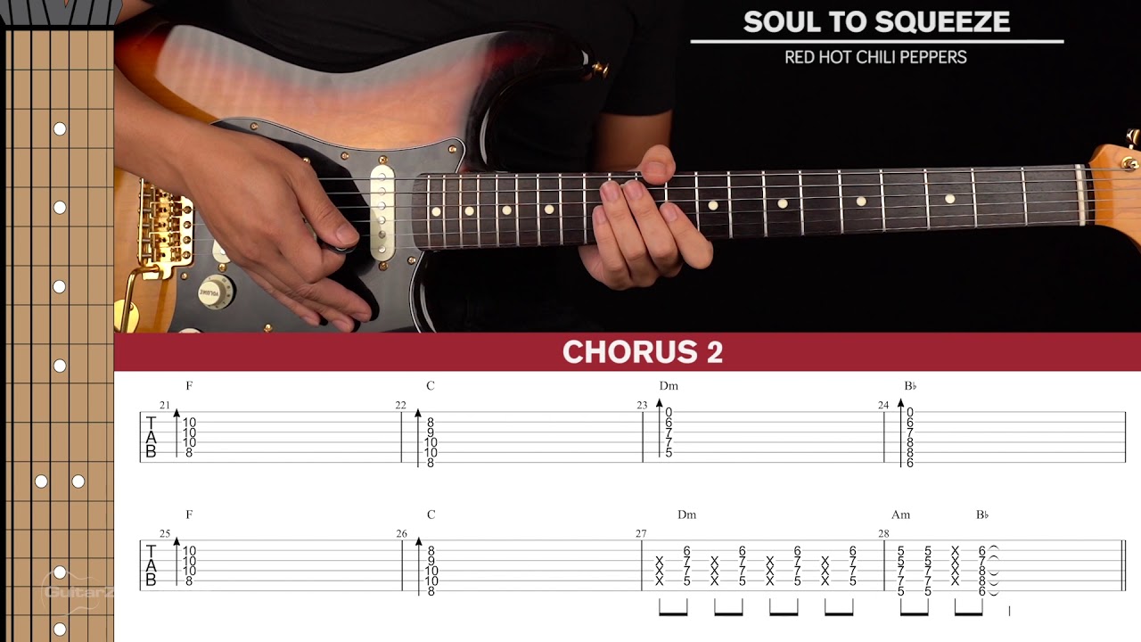 Soul To Squeeze Guitar Cover Red Hot Chili Peppers Tabs  Chords