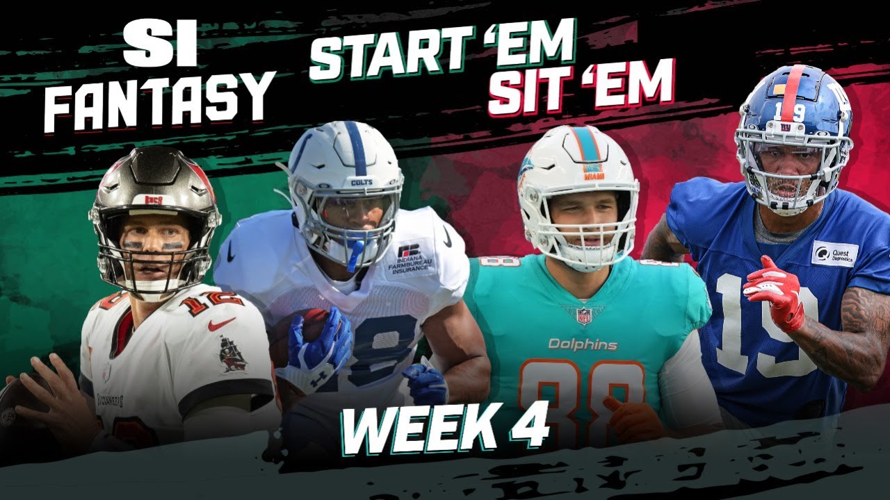 Week 4 Start 'Em, Sit 'Em Tom Brady Revenge Game! YouTube