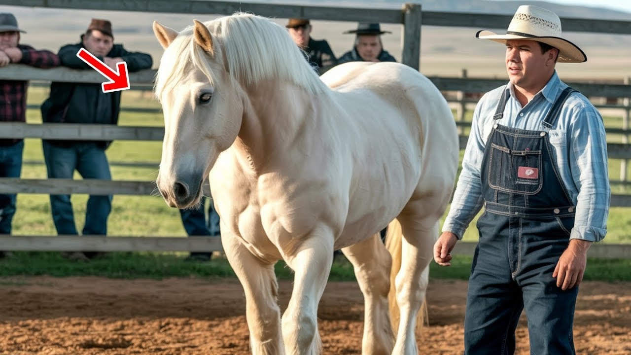 Verzweifelter Bauer setzt alles auf geheimnisvolles cremefarbenes Kaltblut unbekannter Herkunft
