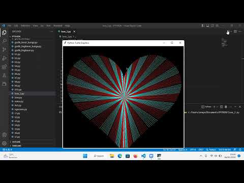 Python turtle-Love