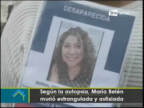 Según la autopsia, María Belén murió estrangulada y asfixiada