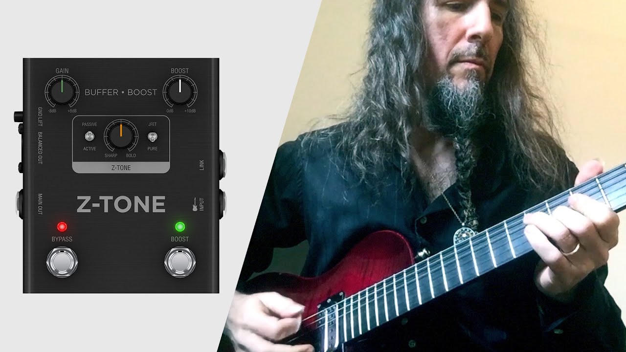 Bumblefoot demonstrates Z-Tone Buffer Boost - clean sound - YouTube