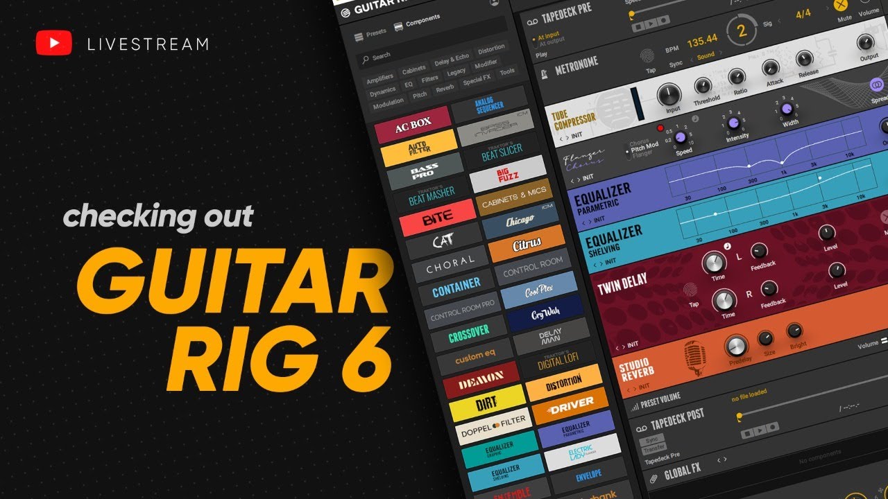 Checking out Guitar Rig 6 | Dialing in some tones!