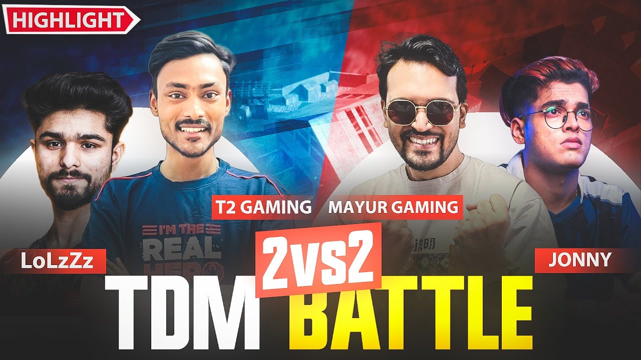 ЧАСТЬ 1 - Я и @LoLzZzGaming против @JONATHANGAMINGYT и @MayurGamingClips 2 на 2: ЗАБАВНЫЙ МОМЕНТ TDM