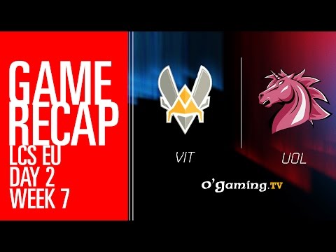 Game Recap - LCS EU W7D2 - Vitality vs Unicorns of Love