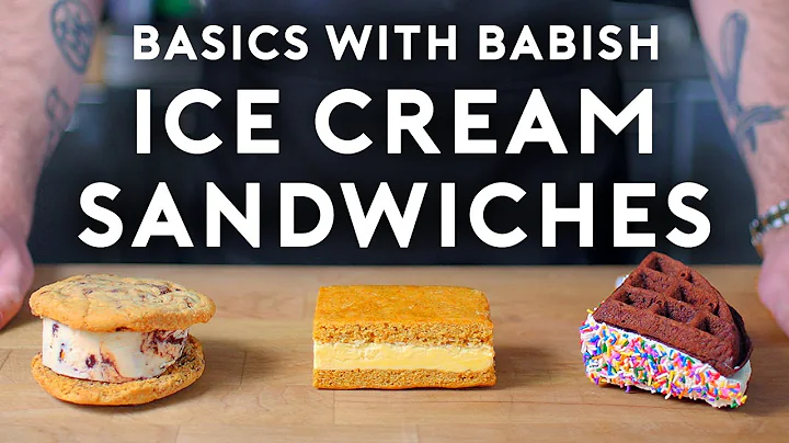 Découvrez de nouvelles saveurs gourmandes avec des sandwichs glacés faits maison!