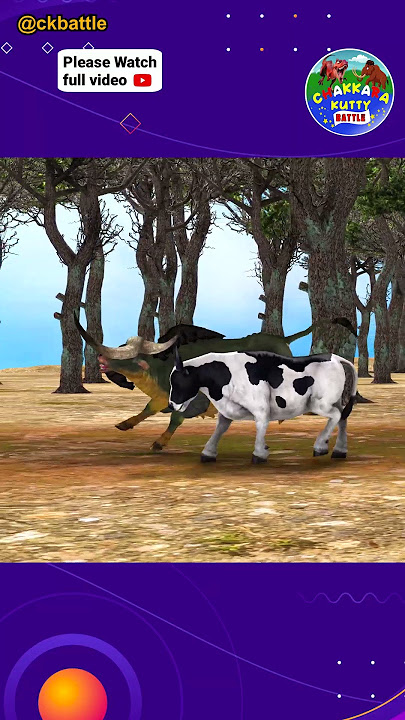 Woolly Mammoth Vs Bull Tiger Vs Cow Cartoon