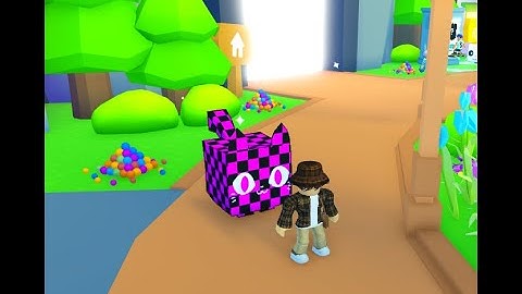 I hatched the new Huge error cat in pet simulator x