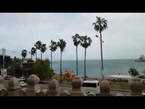 სანაპირო კურორტებზე ძლიერი ქარია