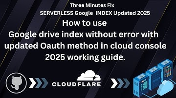 how to use google drive index without error (Updated guide 2025)