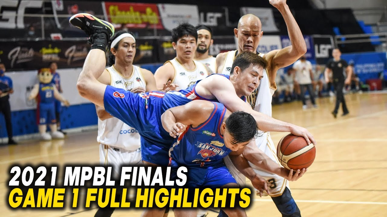 Highlights Game 1: San Juan Knights vs Davao Occidental | MPBL Finals (2021/03/17)