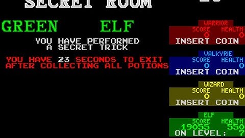 Gauntlet 2 Secret Room Task 13: You Have 23 Seconds to Exit After Collecting All Potions