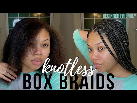 how-to-do-knotless-box-braids-on-yourself-for-beginners!