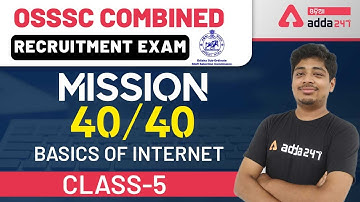 OSSSC ARI AMIN SFS Constable Exam |Computer Network | Class 5 | Adda247 Odia