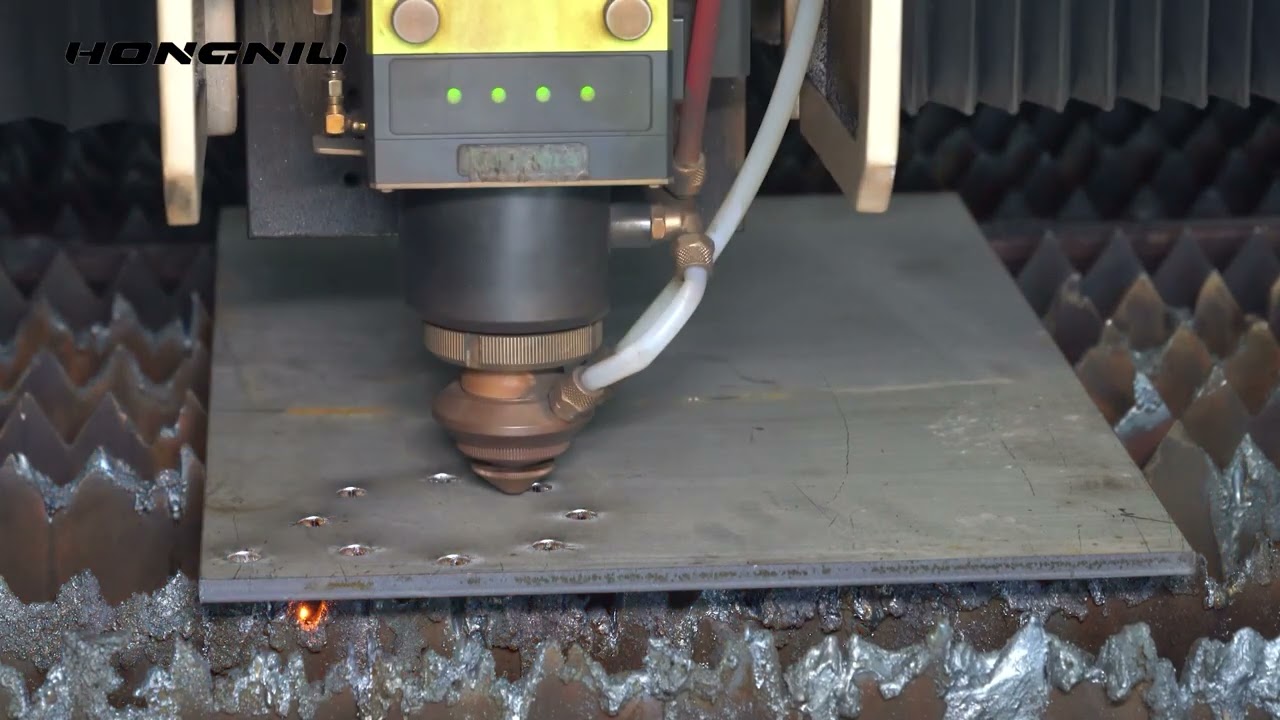 Cortadora láser de alta potencia Hongniu Laser de 12KW para cortar acero inoxidable de 8 mm