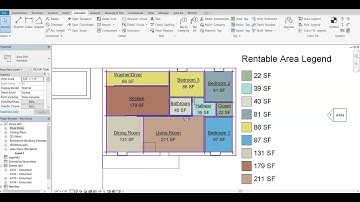 PLTW CEA - Affordable Home - Creating a Color Coded Area Plan in Autodesk Revit