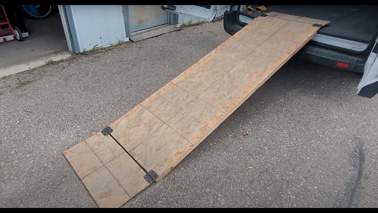 I made a custom loading ramp for my Ford Transit van saving hundreds YouTube
