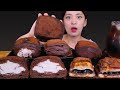 🍫Chocolate cream bread😋더티빵 이름보고 무시하면 큰코다침!😍 [Chocolate pastry, Fresh cream chocolate pastry] Mukbang