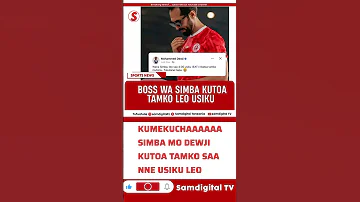 BREAKING NEWS MO DEWJI KUTOA TAMKO KUBWA USIKU KUHUSU SIMBA 