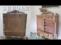 $25 FURNITURE THRIFT FLIP | DIY Bare-wood + Bleached Furniture | How To Strip Wood Using Citristrip