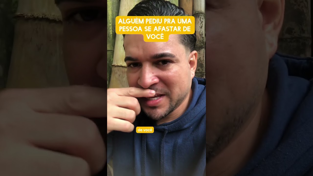 Alguém pediu pra uma pessoa se afastar de você 