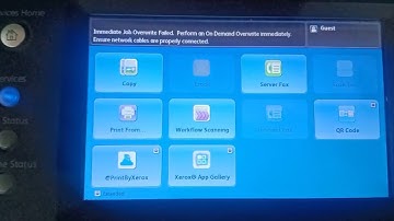 Xerox 5855 Service Display Setting Not Working || ID Card Option Not Showing on Display