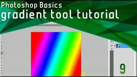 Photoshop Basics - Gradient Tool Tutorial