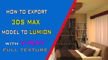 How to Export 3ds Max file to Lumion with V-ray Textures in the easiest way || Autodesk fbx Output