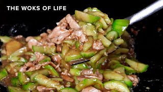 Did you know you can eat this | Loofah Stir-fry with Chicken | The Woks of Life