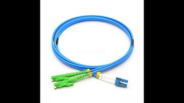 KEXINT E2000 APC To LC UPC Armored Duplex Single Mode Multi Mode Fiber Optic Patch Cord