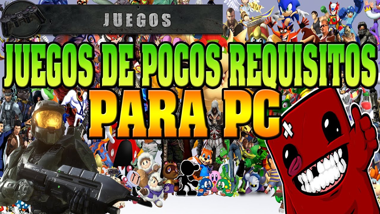 TOP LOS MEJORES JUEGOS CON POCOS REQUISITOS PARA PC+LINKS DE DESCARGAS - YouTube