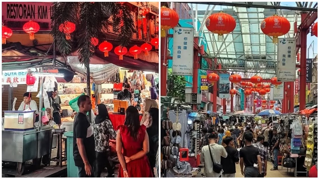 Чайнатаун, улица Питлинг/самый дешевый торговый рынок в Малайзии