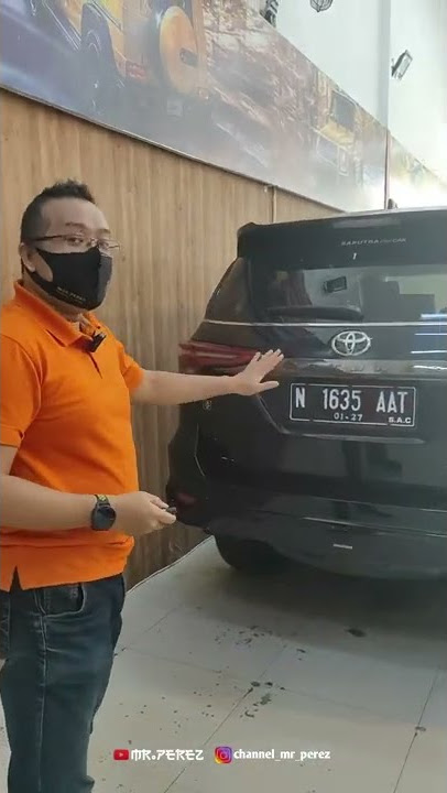 Cara Setting Tinggi Pintu Bagasi Power Backdoor Fortuner VRZ #short