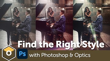 Experimenting with Styles using Optics in Photoshop