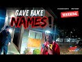 Suspect Gives Fake Names Then SPRINTS Into the Darkness! Officers Tackle Him!