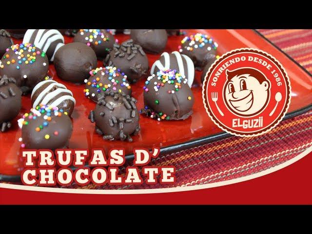 Trufas de Chocolate - El Guzii