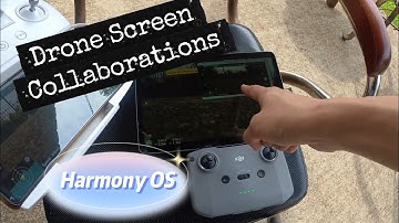 Harmony OS Screen Collaboration Test with Dji Mini 2 and Hubsan Zino Mini SE