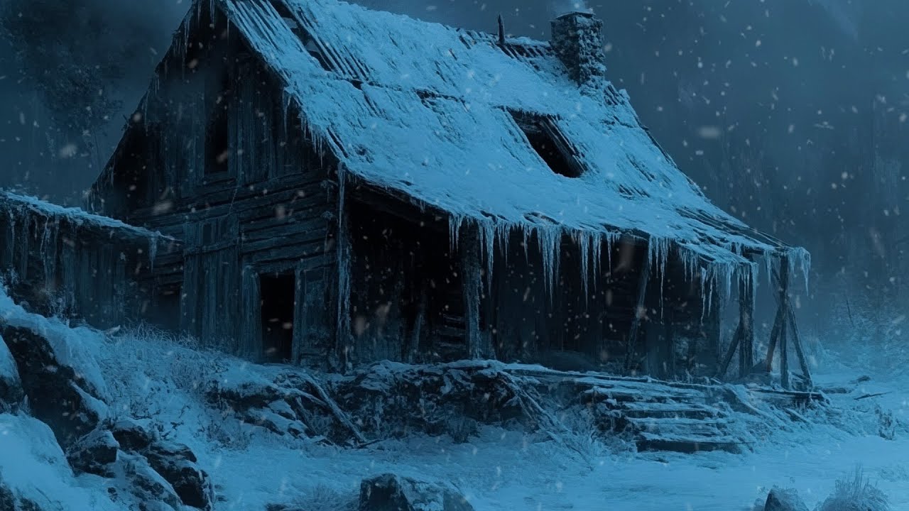 Relaxing winter storm sounds for sleep, Reduce Relief | Snowstorm | Perfect for a long Winter Night