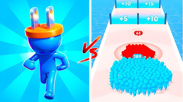 Plug Head Race VS Tall Man Run 🔌⚡ All Levels Max Update Walkthrough Mobile NEW Gameplay RQ7X