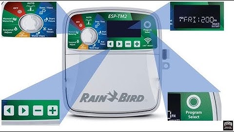 Rain Bird ESP-TM2 Controller Irrigation Timer Tutorial