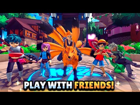 World Zero Anime RPG Roblox MMORPG Multiplayer Online Game to Play With Friends