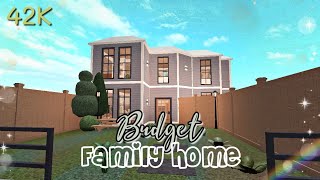 Roblox - Bloxburg ; Budget family house |{42K}| ;`°