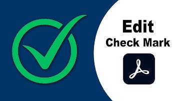 How to Edit Check Mark Box in PDF using Adobe Acrobat Pro 2020