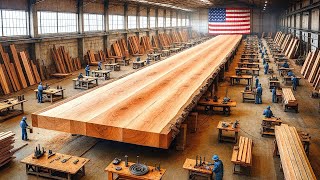 How Wooden Boards Are Made Inside The U.s. Mega Factory