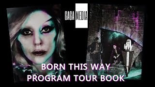 Lady Gaga Born This Way Official Program Tour Book (Review) UNBOXING