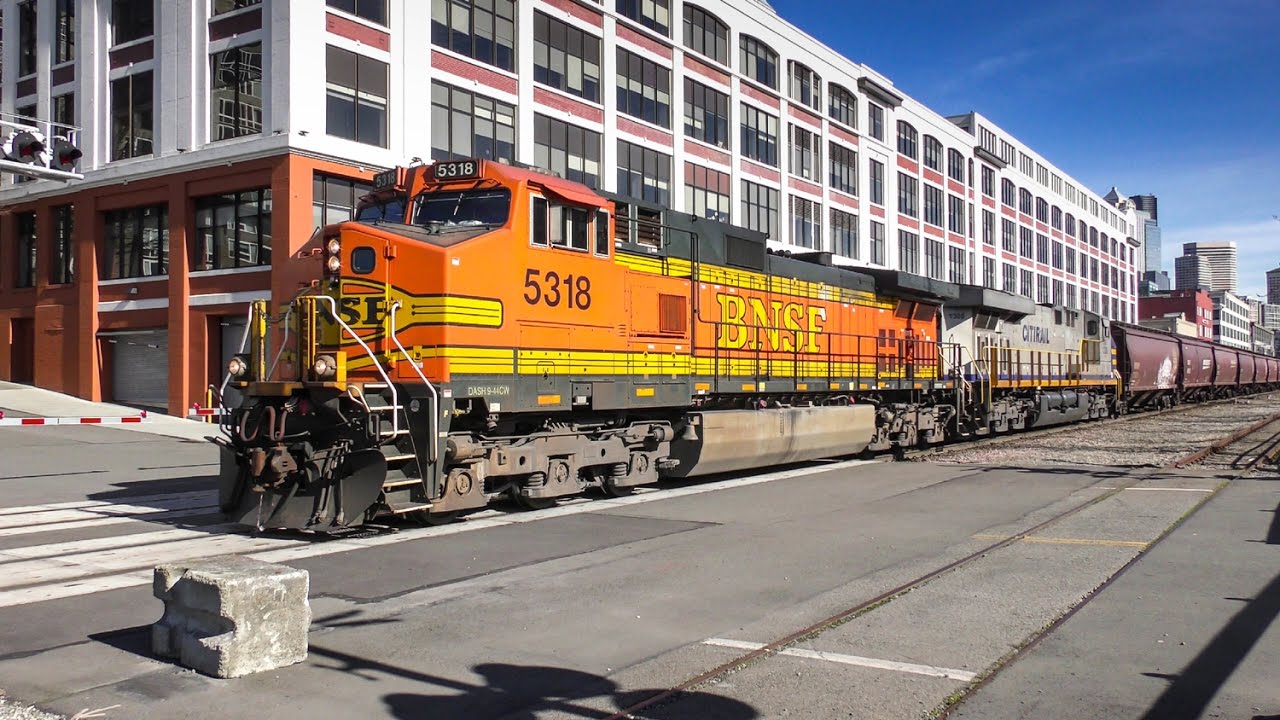 Local Manifest, High Priority Z Train, and a Grain Train.  4K