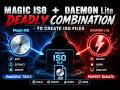 Magic ISO + DAEMON Lite = Deadly Combination! Create ISO Files Like a Pro 🔥#tech #ai 